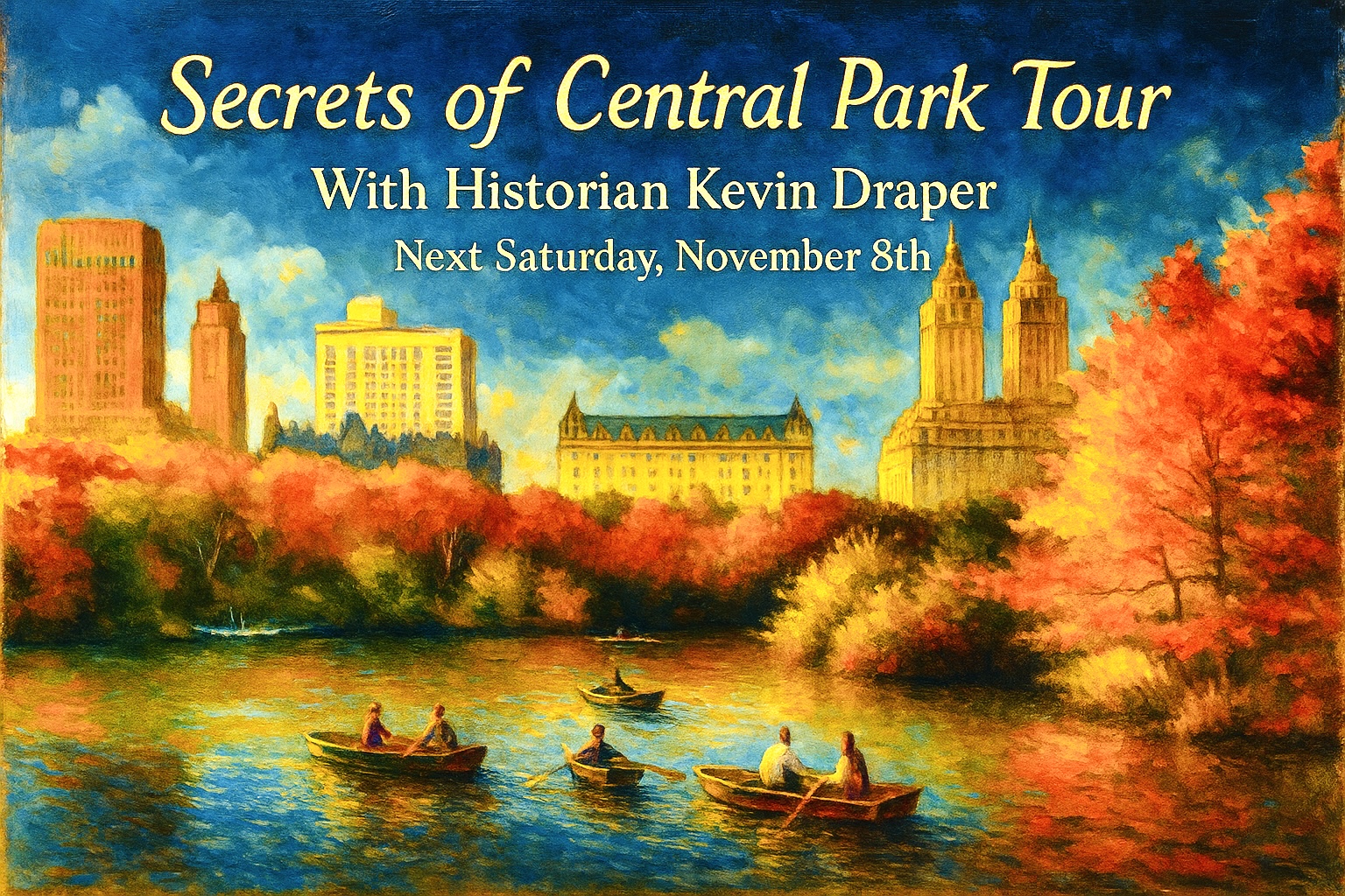 Secrets of Central Park Tour with Kevin Draper