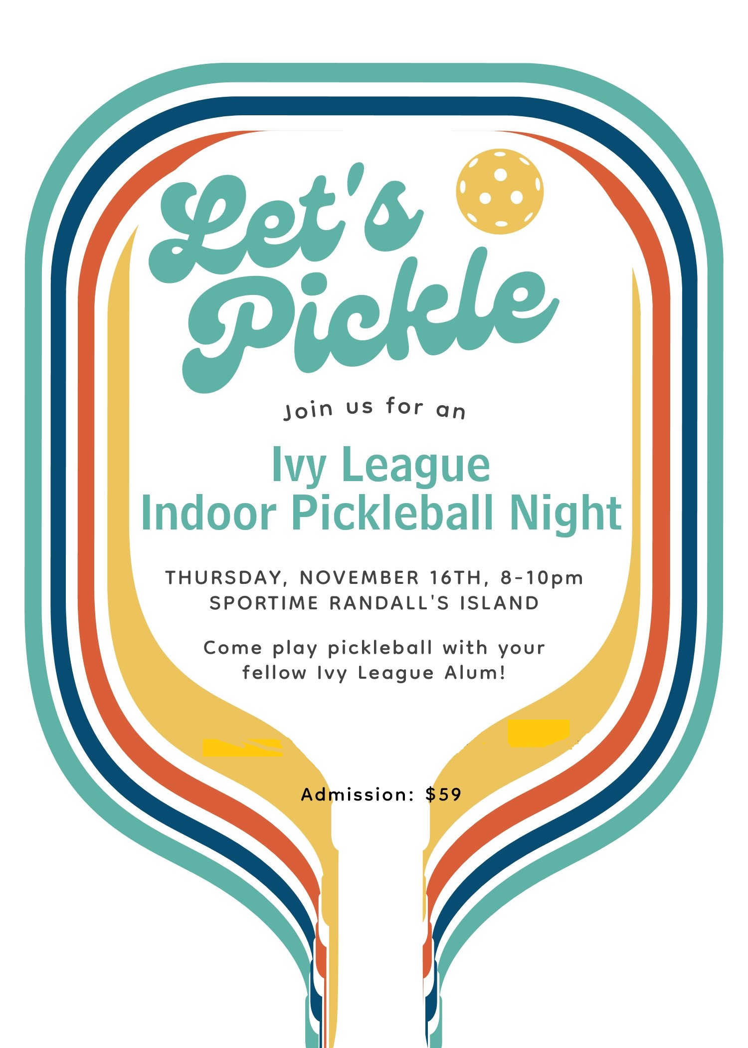 Ivy League Indoor Pickleball Night