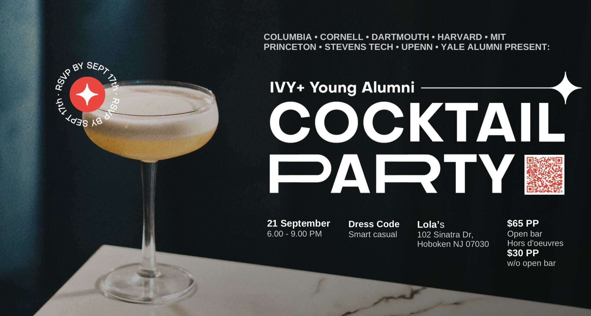 Ivy+ Alumni Cocktail Party in Hoboken