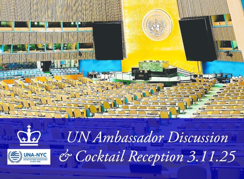 UN Ambassador Discussion & Cocktail Reception