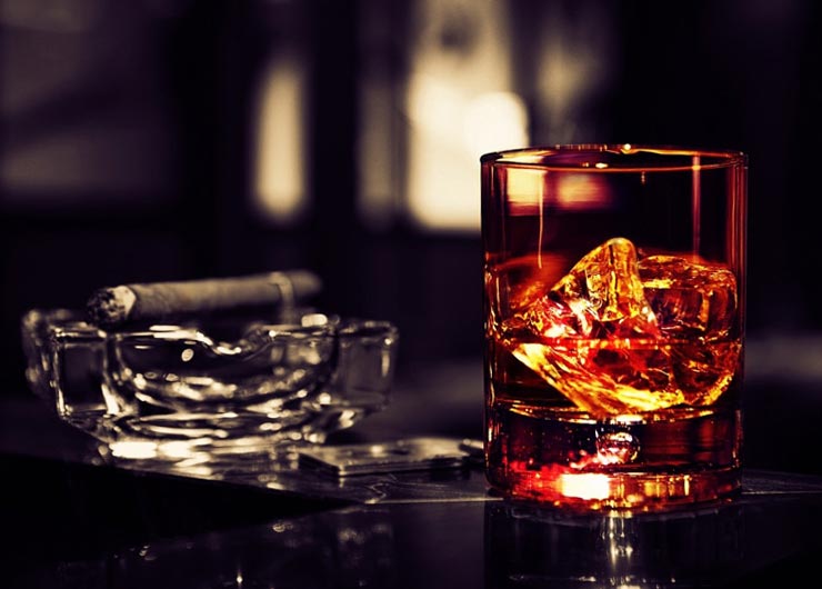 Whiskey & Cigars at the Club