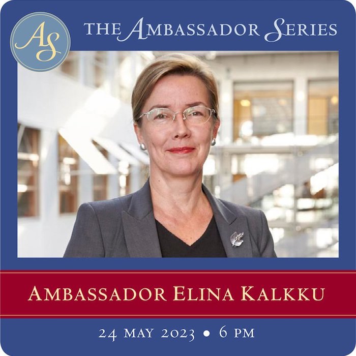 Ukraine, NATO and Beyond: A Nordic Country’s View on Global Affairs with Finland’s Ambassador to the UN, Elina Kalkku